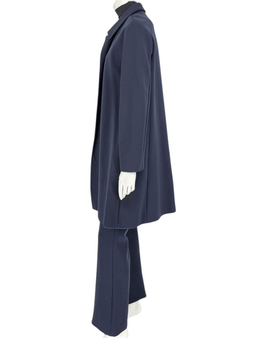 Pamella Roland Navy Pantsuit with Longline Jacket – Large