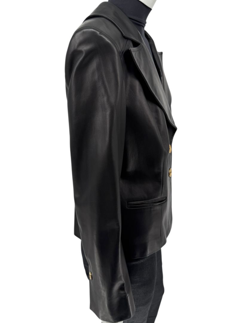 David Rodriguez Black Lambskin Leather Jacket – Pristine New With Tags