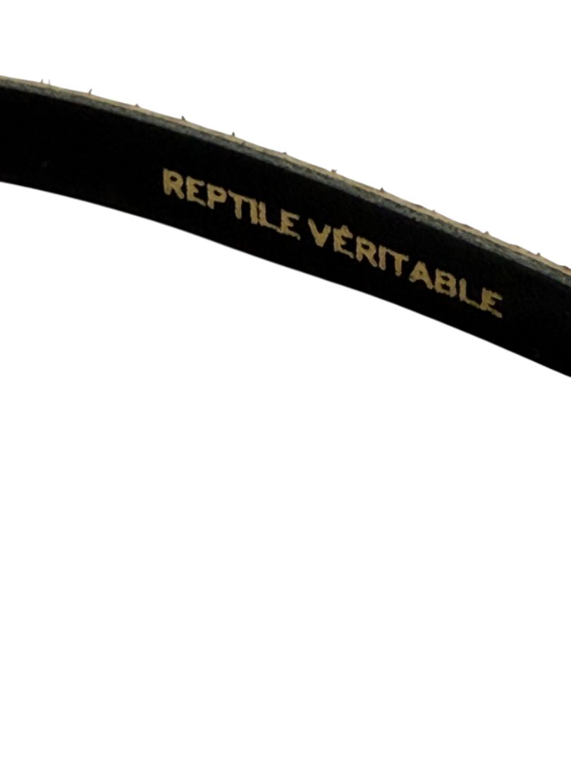 Chanel Multicolor Python Skinny Belt – Size 85/34