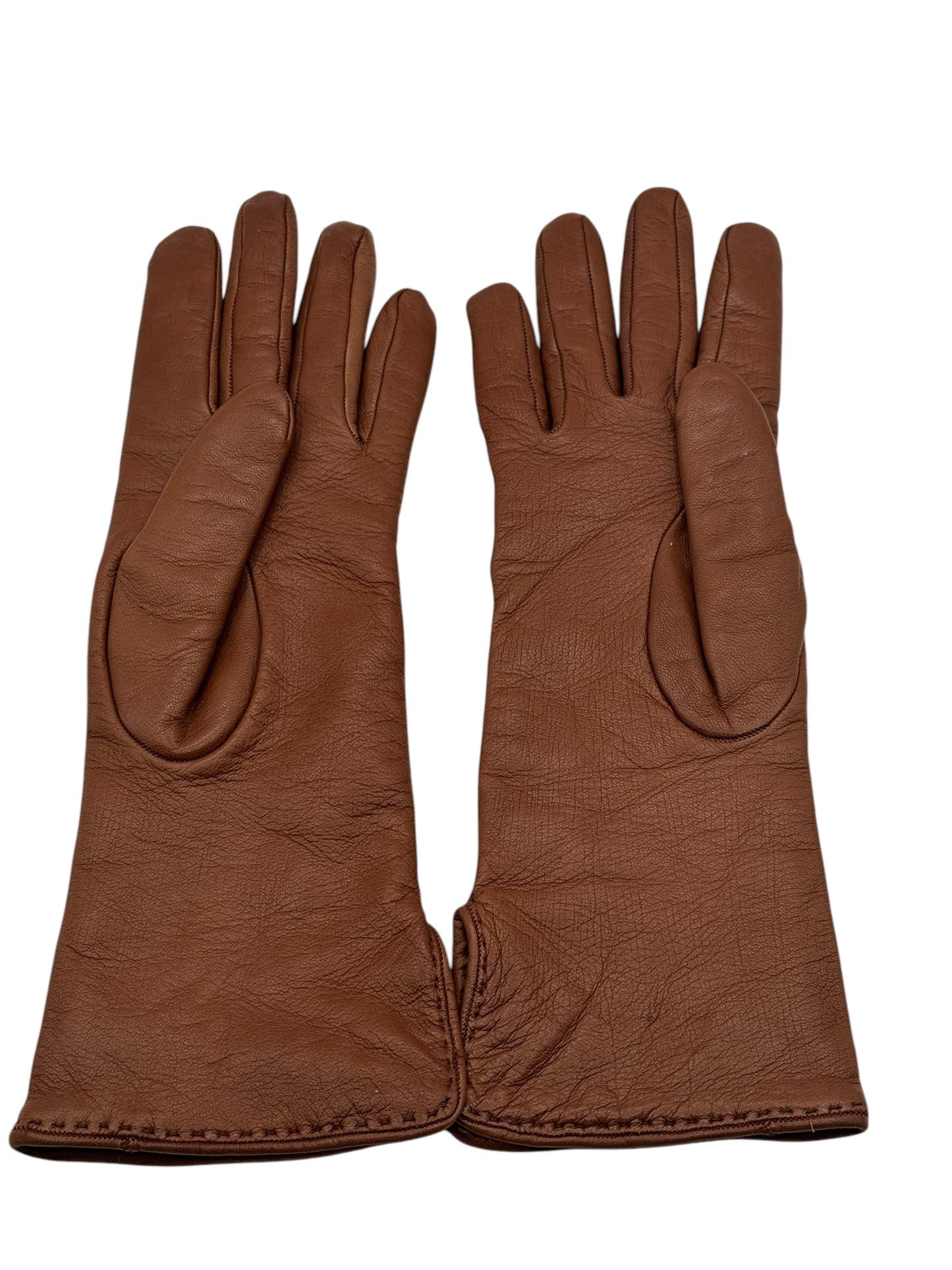 Loro Piana "Max" Gloves - Caramel - Size M