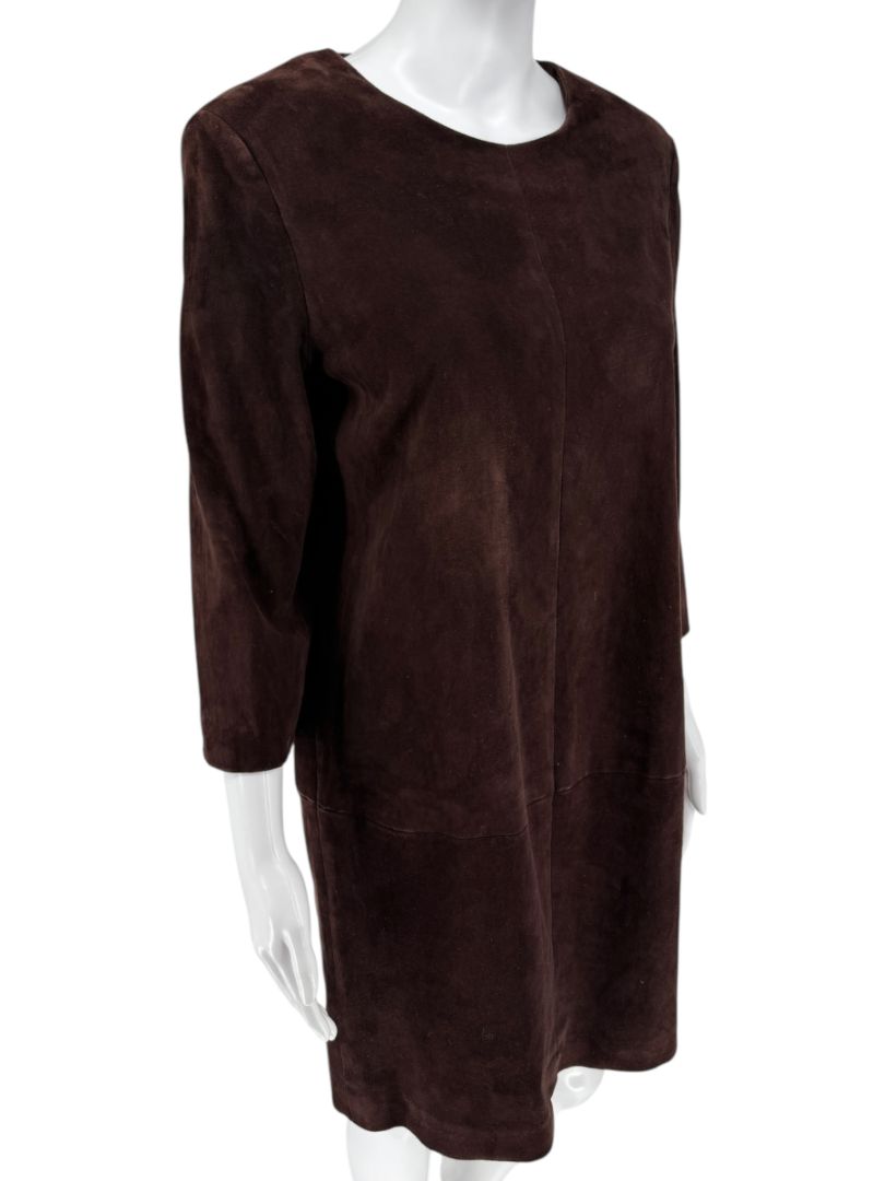 The Row Ruby Chocolate Brown Sheath Dress – Size 8