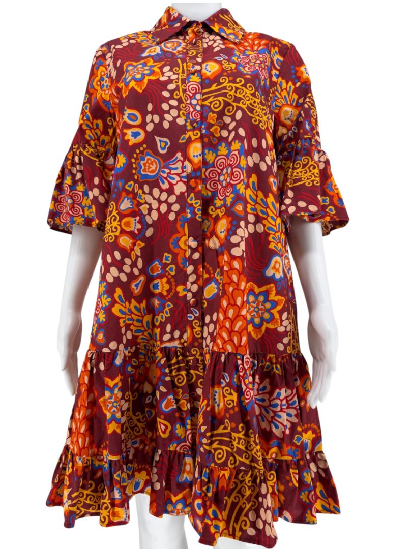 La DoubleJ ‘Choux’ Printed Cotton Dress - Size M