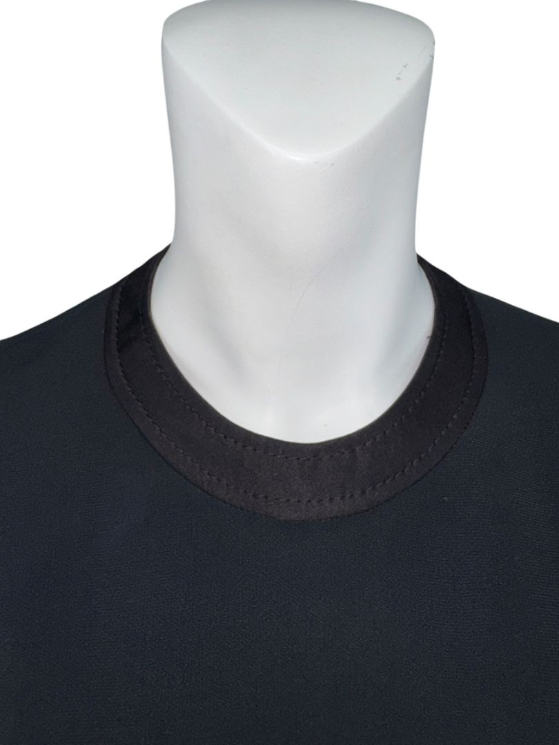 Prada Embellished Drop-Waist Mini Dress in Black – Size IT 44 (US 8)