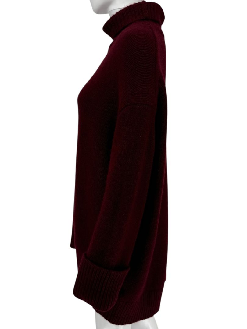 NWT Celine Bordeaux Cashmere Turtleneck Sweater – Size S