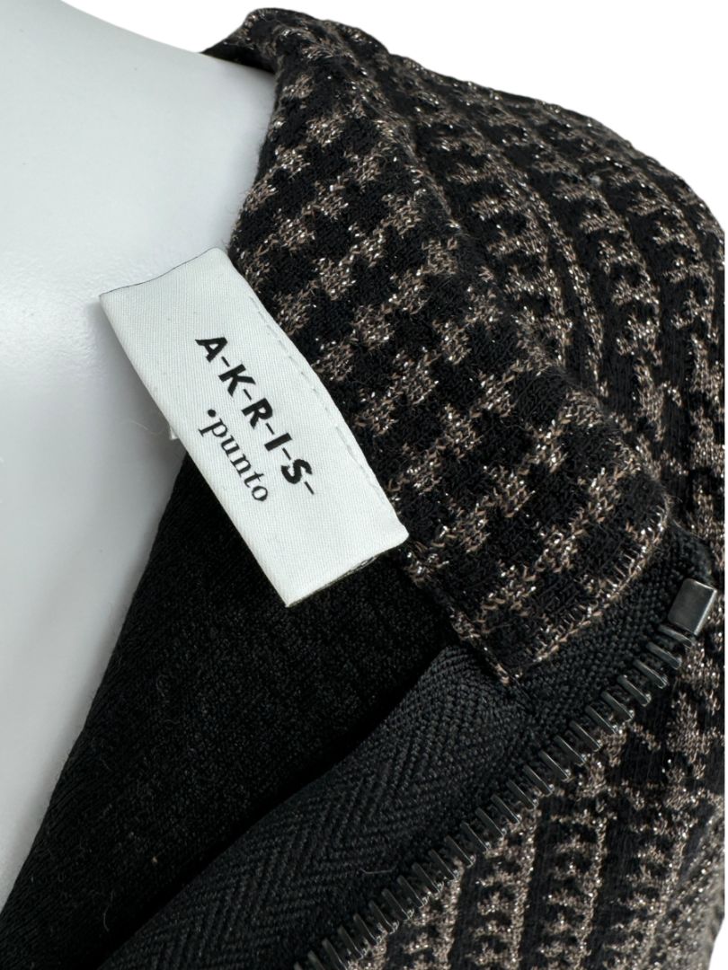 Akris Punto Textured Houndstooth Two-Piece Set – Medium