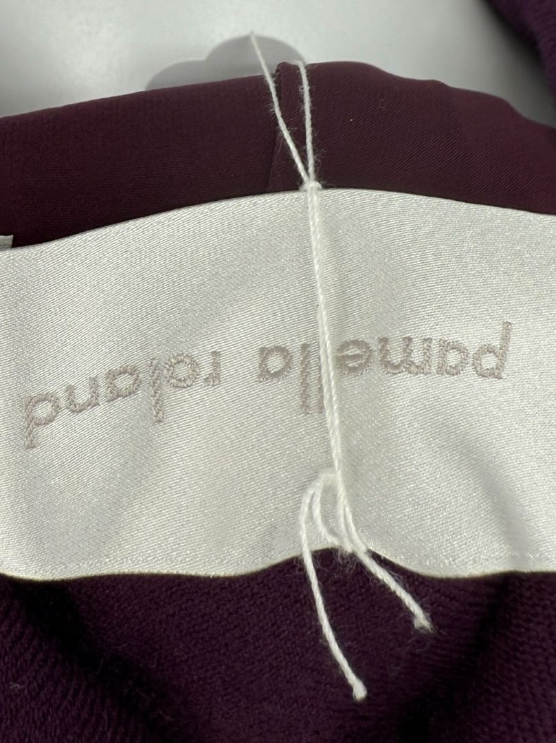 Pamella Roland Plum Tailored Pant Suit – L/XL