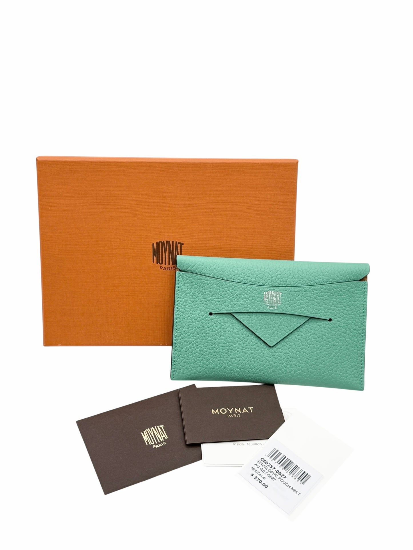 NWT Moynat Taurillon Gex Envelope Passport Holder