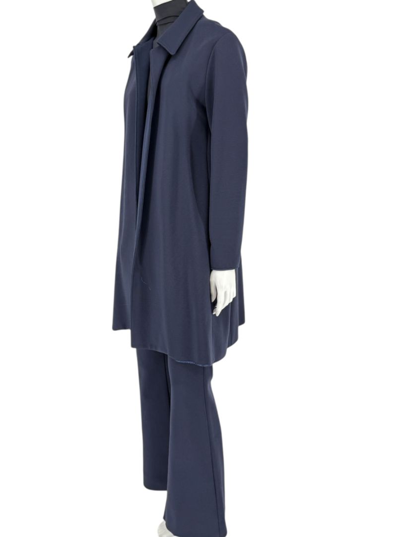 Pamella Roland Navy Pantsuit with Longline Jacket – Large