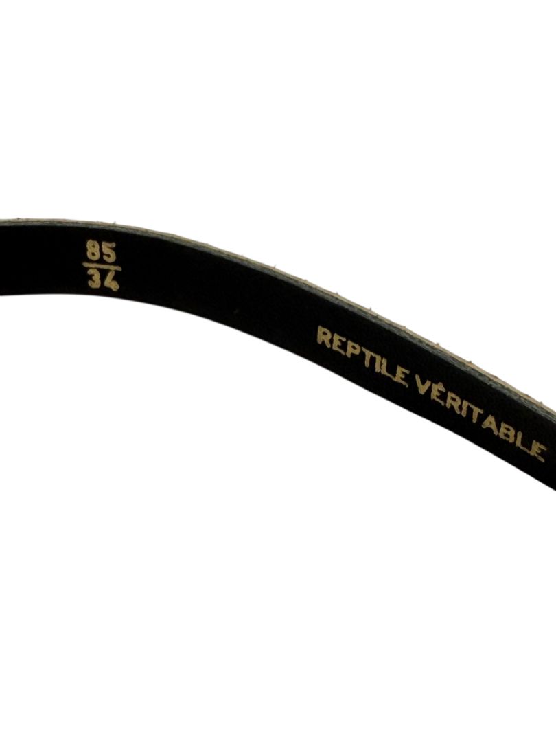 Chanel Multicolor Python Skinny Belt – Size 85/34