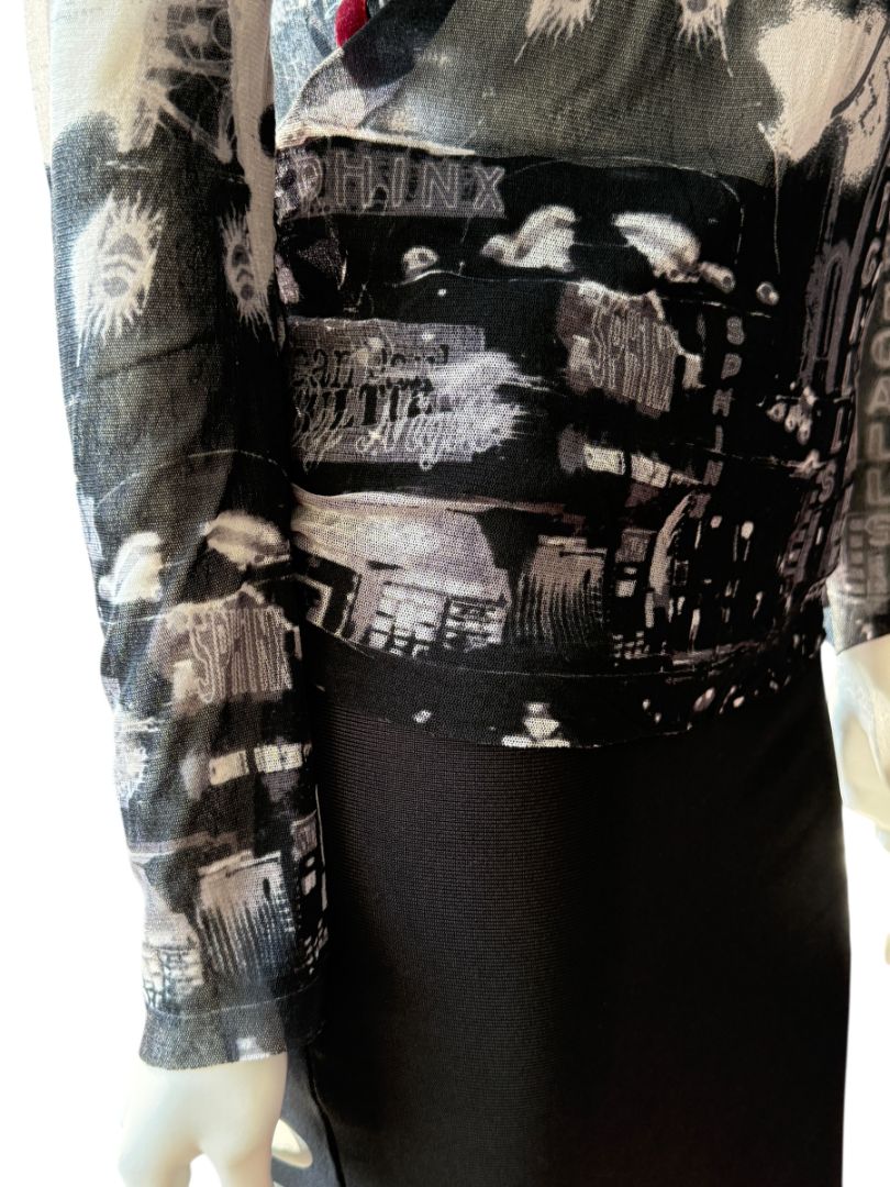 Jean Paul Gaultier “Pigalle” Paris Mesh Top – Size L