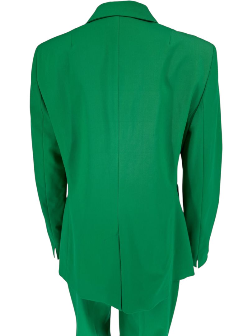 Akris Punto Emerald Green Wool Blend Pant Suit – Size 10