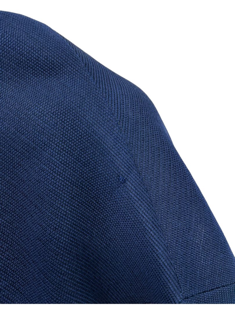 Givenchy Navy Draped Sleeve Silk-Blend Sweater – Size L