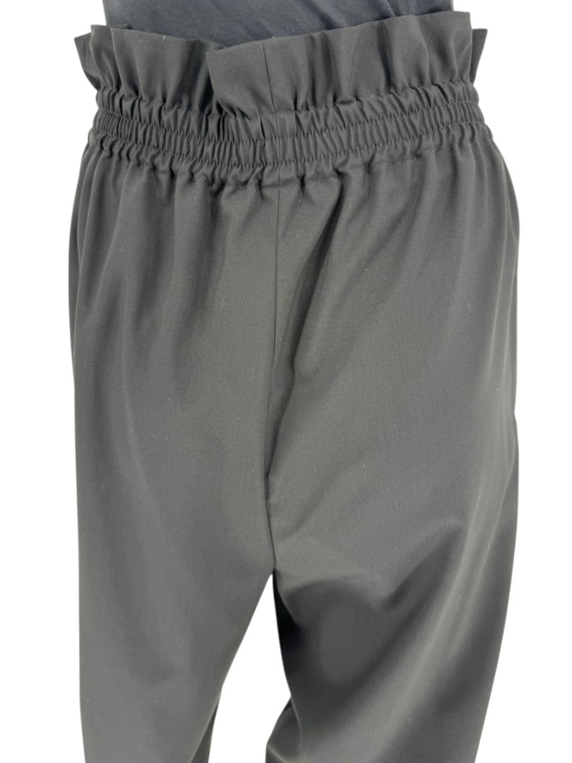 NWT Max Mara Black Paperbag Waist Pants – Size 14 (US)