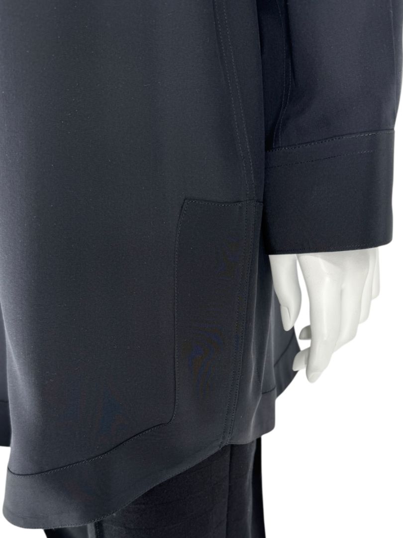 Givenchy Black Silk Tunic Shirt Dress – Size FR 42 (Fits Like M/L)