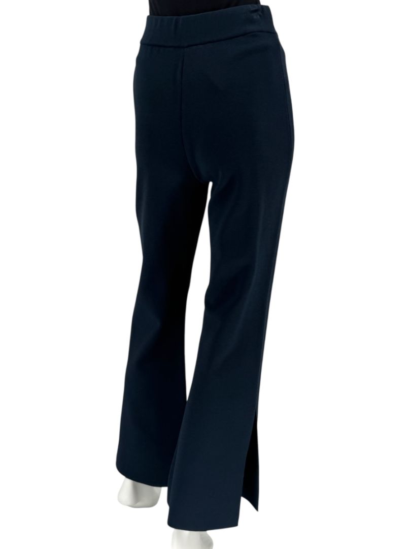 Stella McCartney Navy Split-Hem Trousers - Size IT 46