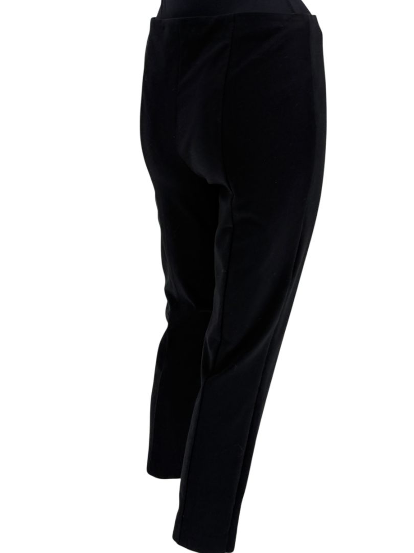 The Row Black Slim Ankle Pants with Side Zip – Size 10