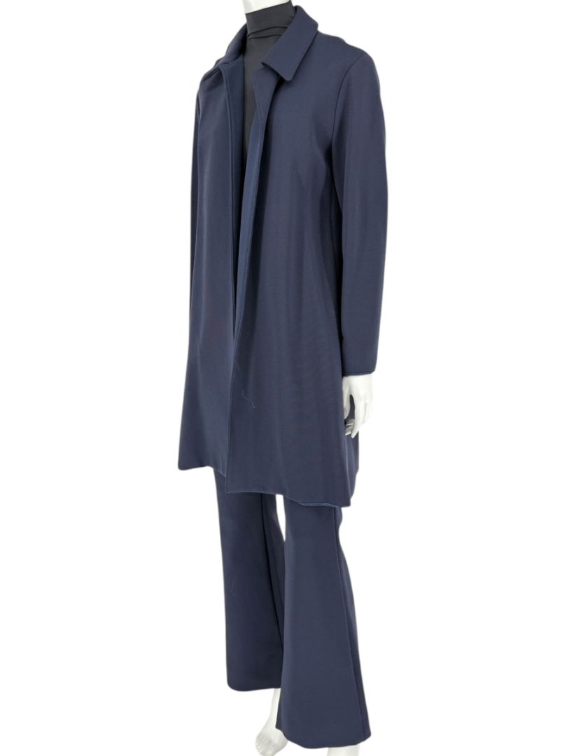 Pamella Roland Navy Pantsuit with Longline Jacket – Large
