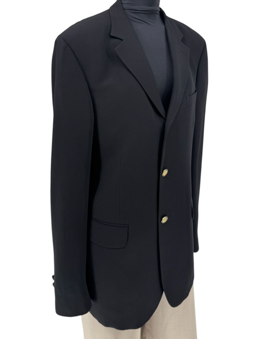 Versace Jeans Couture Black Wool Blend Blazer – Size IT 50 (US 40)