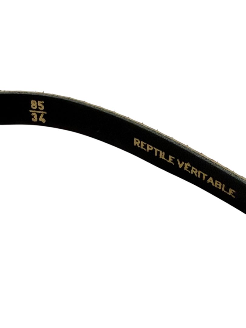 Chanel Multicolor Python Skinny Belt – Size 85/34