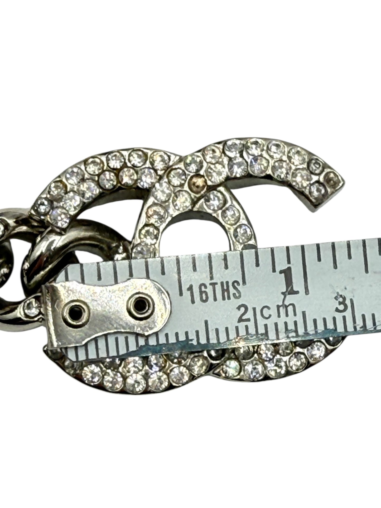 Chanel CC Turn Lock Rhinestone Necklace – Fall 1996 Collection