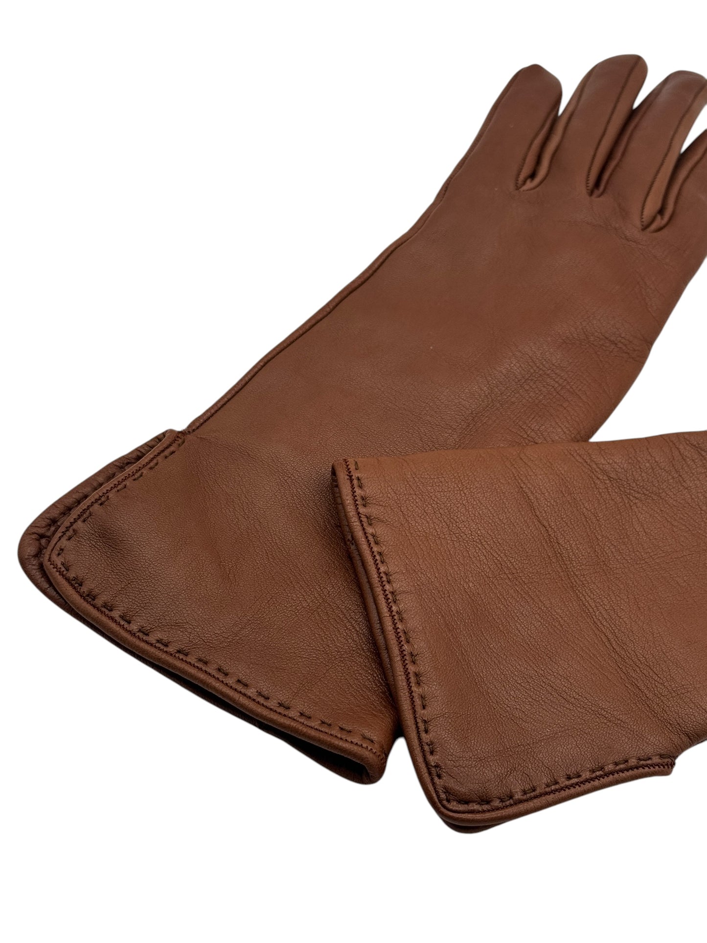 Loro Piana "Max" Gloves - Caramel - Size M