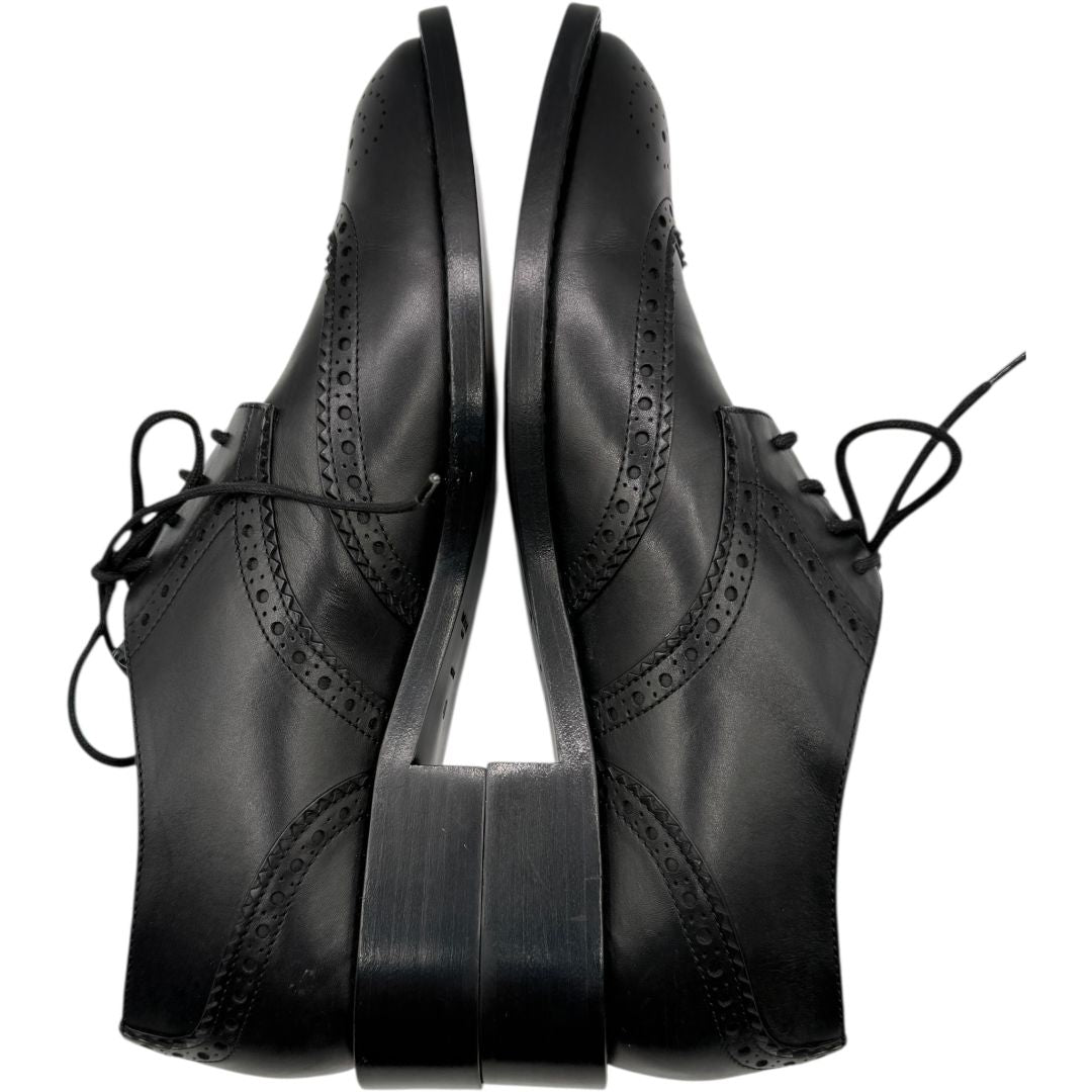 Saint Laurent Classic Wingtip Brogue Lace-Up Oxfords – Size 40 (Men's)