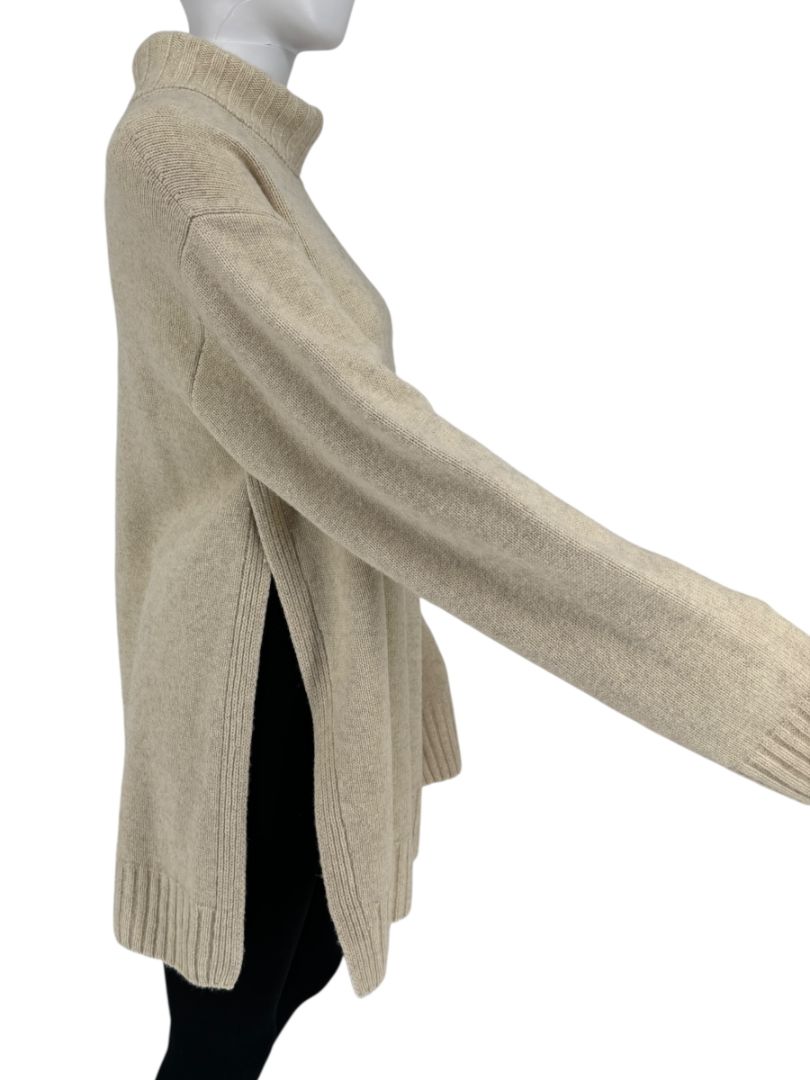Celine Oversized Merino Wool Funnel Neck Sweater - Large