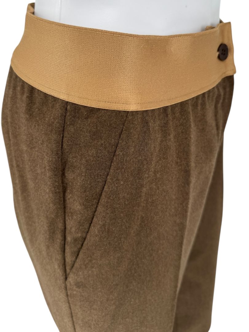 Max Mara Wool-Cashmere Tapered Pants - US 12