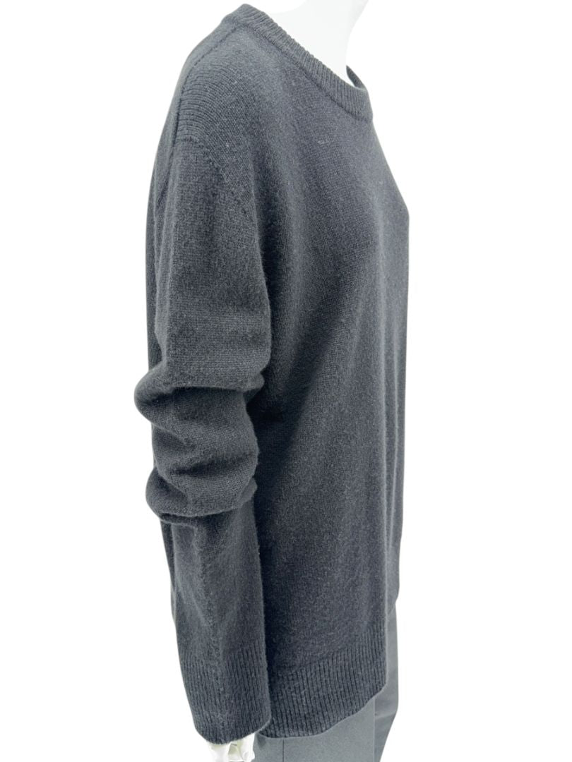 The Row Black Wool-Cashmere Crewneck Sweater – Size M