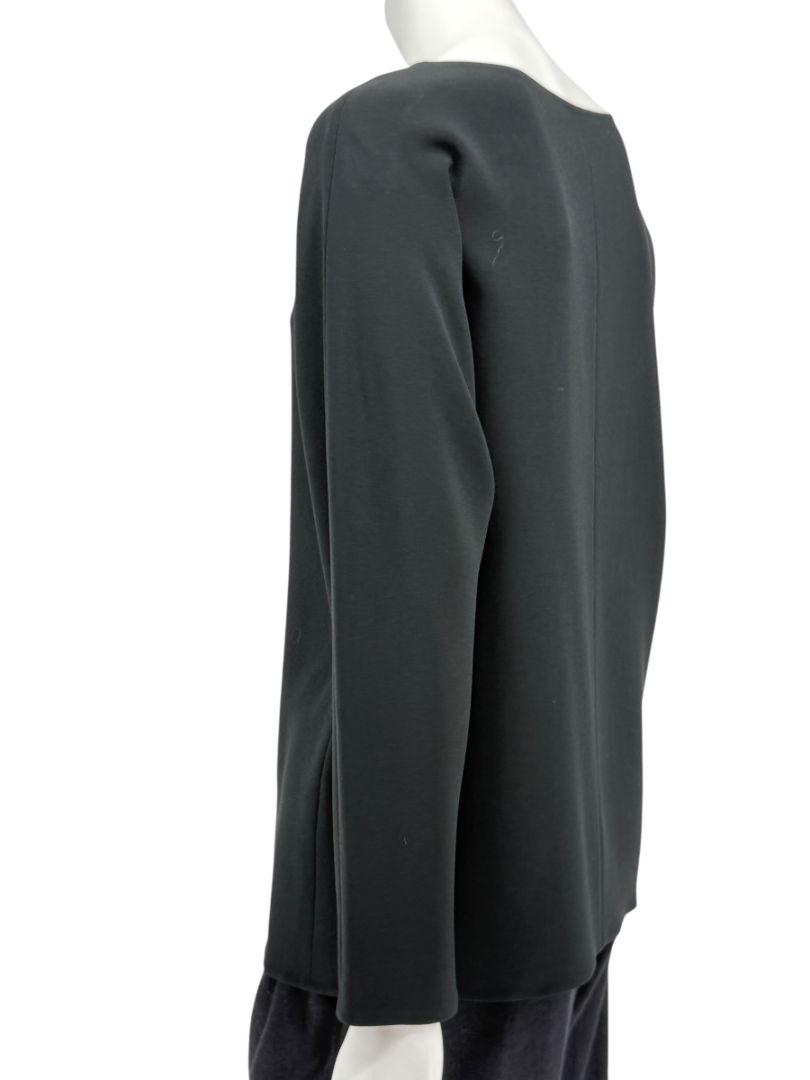The Row Black Long Sleeve Boat Neck Pullover – Size XS