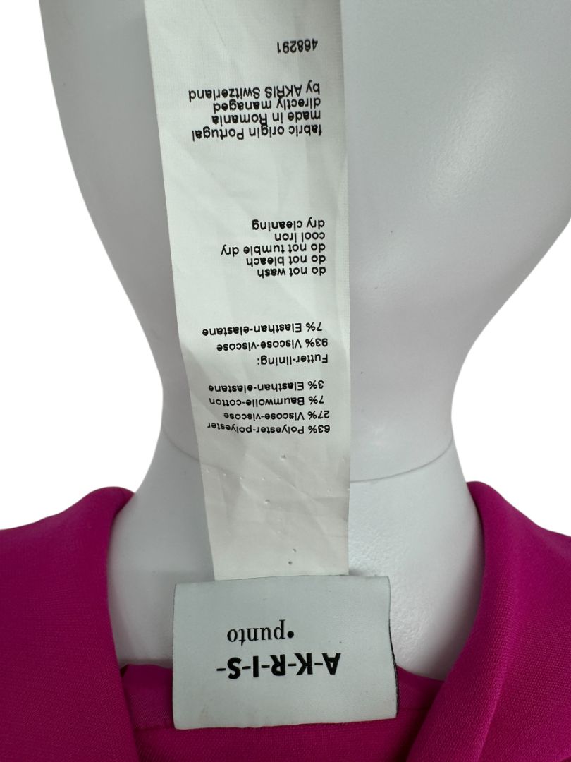 Akris Punto Fuchsia Blazer & Tapered Pant Suit Set – Size 12
