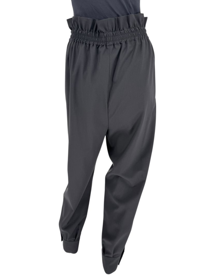 NWT Max Mara Black Paperbag Waist Pants – Size 14 (US)