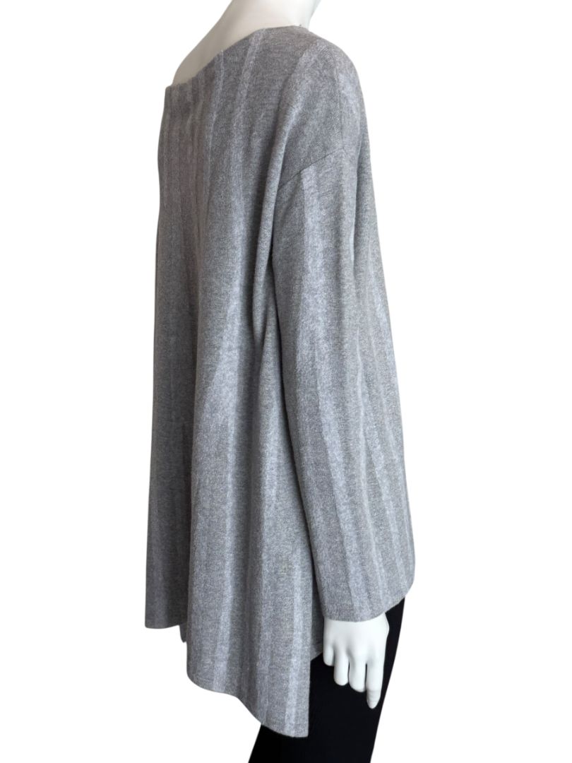 Donna Donna Karan Gray Wool-Blend Oversized Sweater – Size S