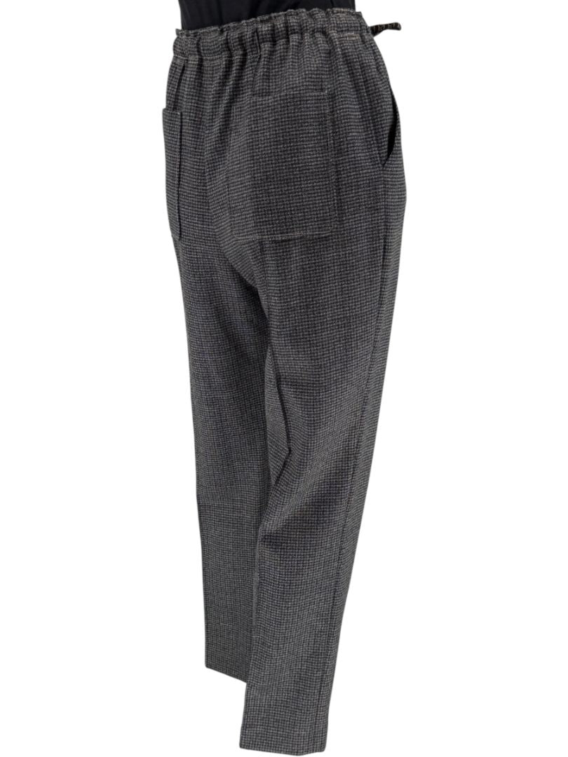 Fendi Roma Grey Wool-Blend Checked Pantsuit – Size IT 42 (Jacket) / IT 40 (Pants)