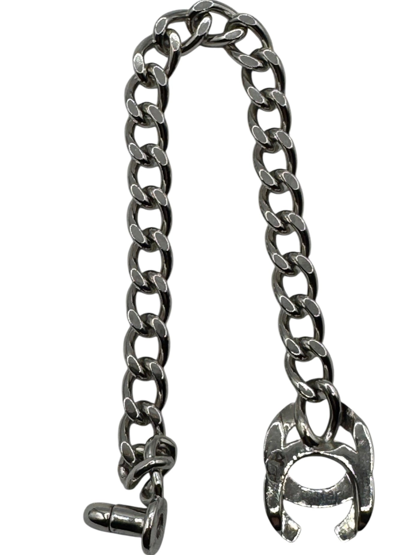 Chanel CC Turnlock Bracelet - Silver