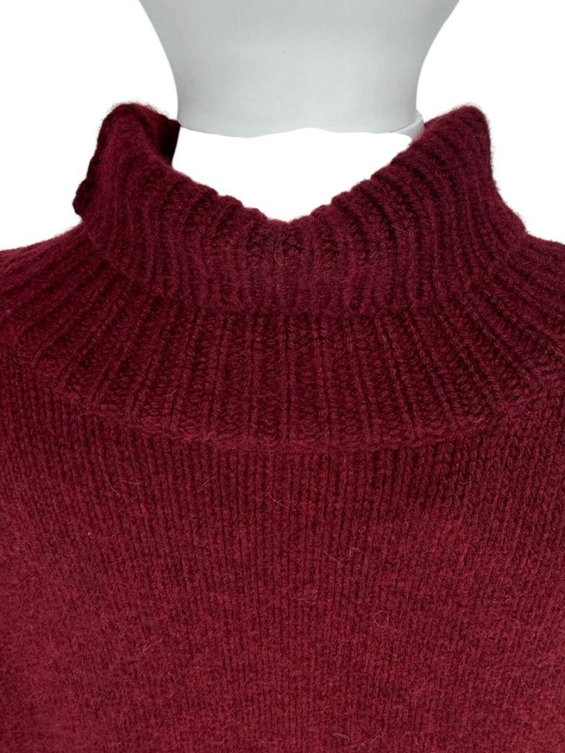 NWT Celine Bordeaux Cashmere Turtleneck Sweater – Size S