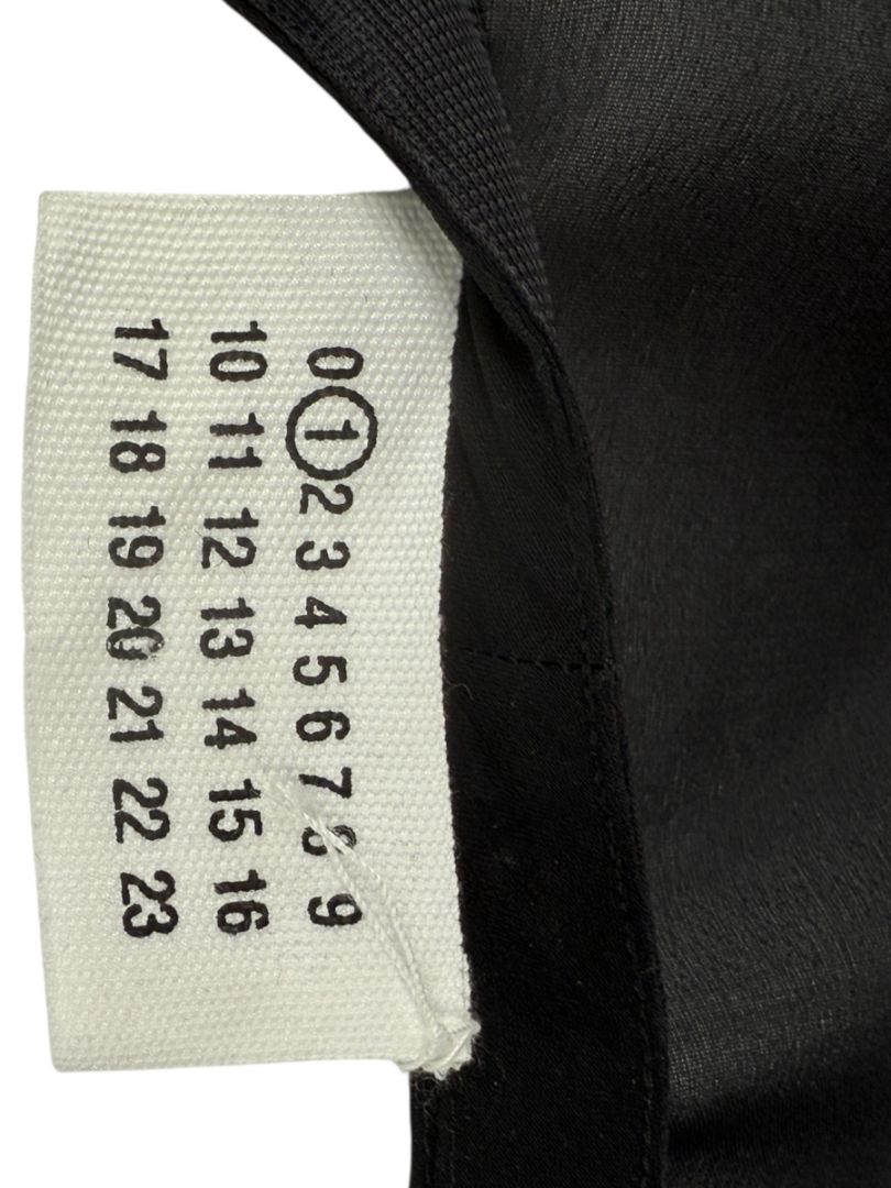 Maison Margiela Sheer Black Button-Front Blouse/Cover-Up – IT 42