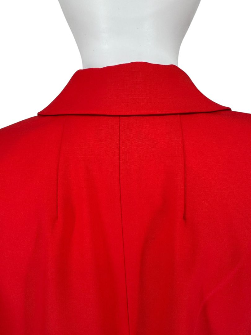 Pamella Roland Red Crystal Embellished Pocket Pant Suit – Large