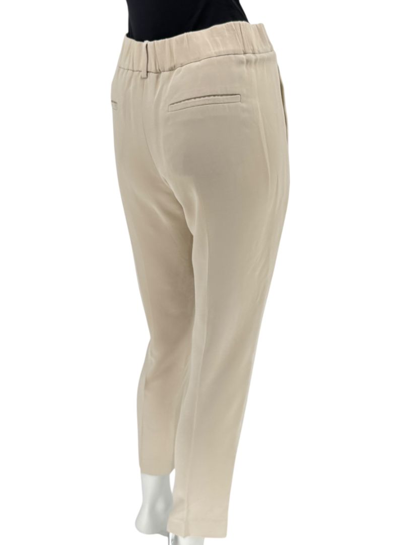 Brunello Cucinelli Beige Cropped Trousers - IT 44