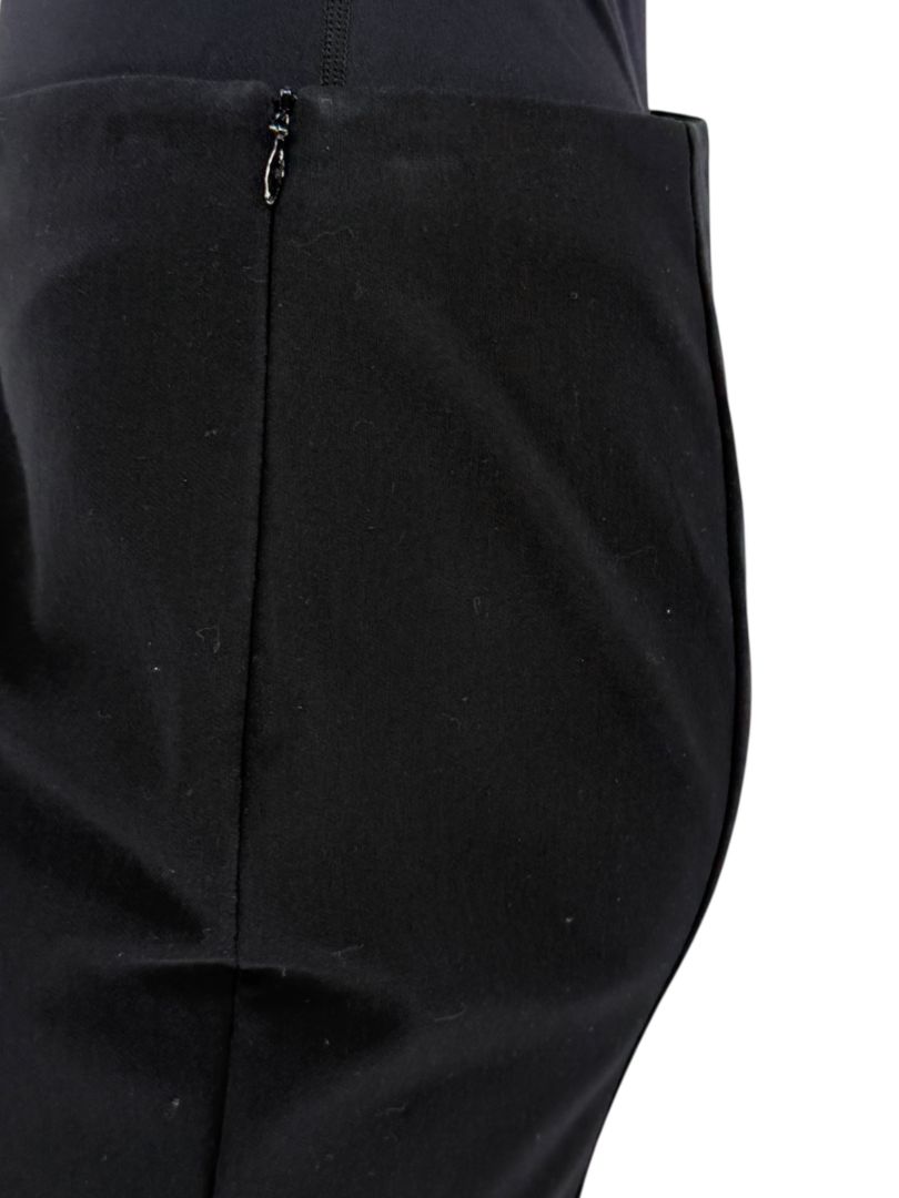 The Row Black Slim Ankle Pants with Side Zip – Size 10