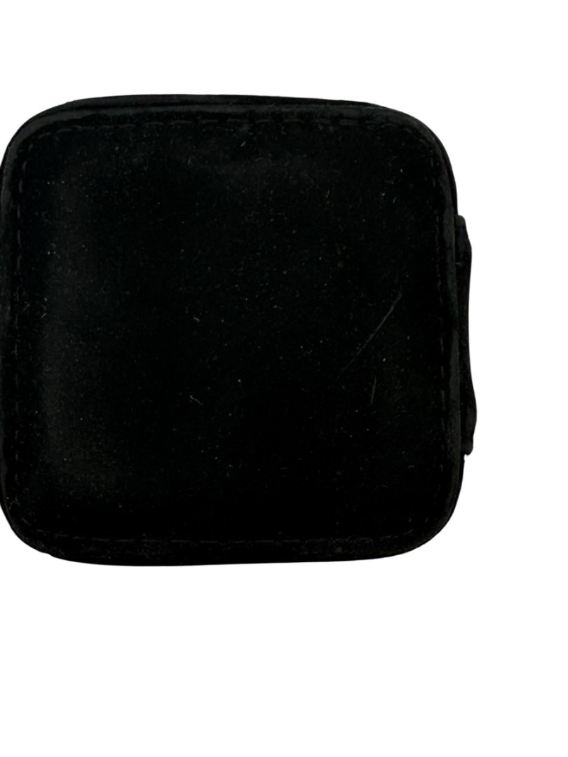 Chanel Black Travel Jewelry & Watch Case – Suede Zip Cube