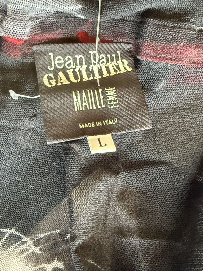 Jean Paul Gaultier “Pigalle” Paris Mesh Top – Size L