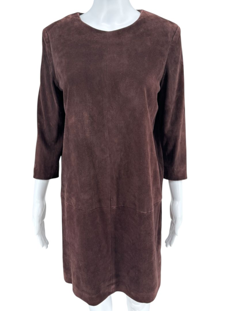 The Row Ruby Chocolate Brown Sheath Dress – Size 8