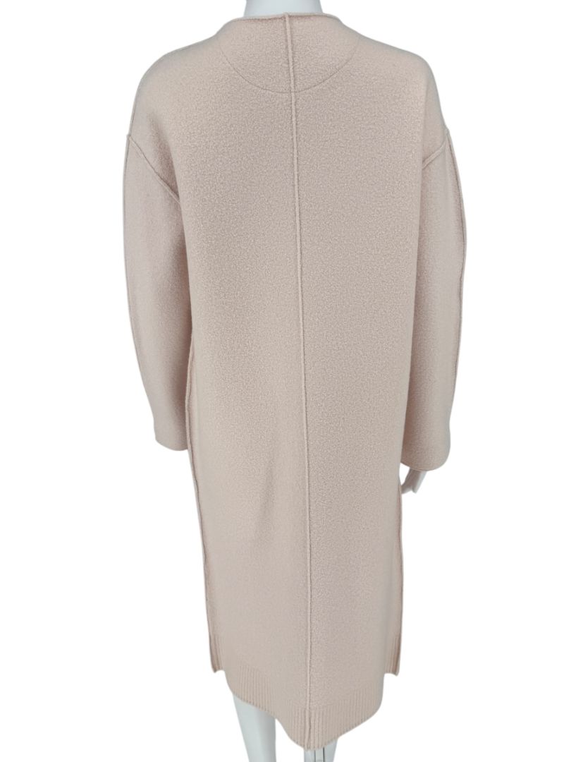 Proenza Schouler Pale Pink Double-Breasted Wool Coat - Small