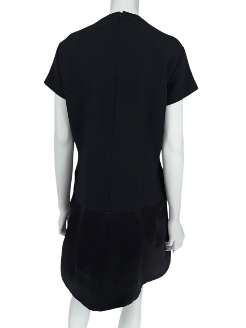 Prada Embellished Drop-Waist Mini Dress in Black – Size IT 44 (US 8)
