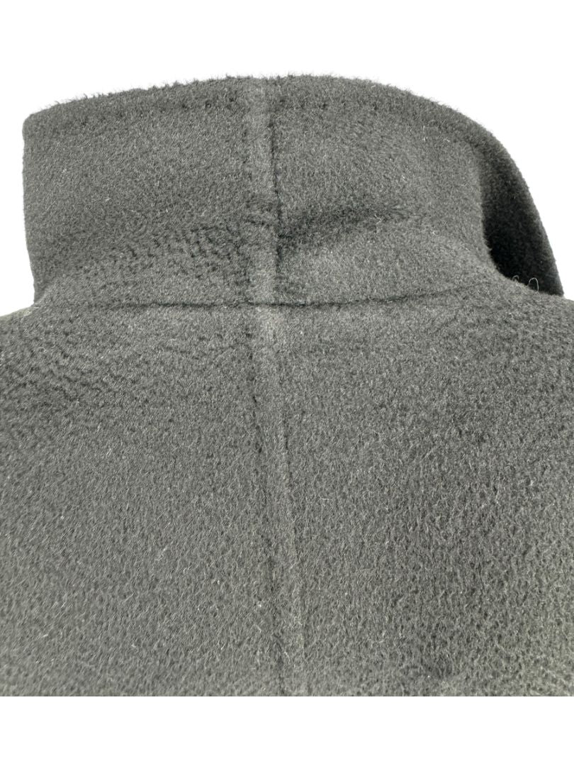 Max Mara ‘Manuela’ Belted Wrap Coat in Black – Size US 10 / IT 44