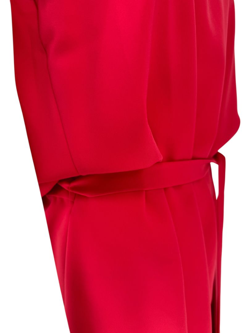 Moschino Cheap and Chic Red Drape-Back Mini Dress – Size 8 (IT 42)