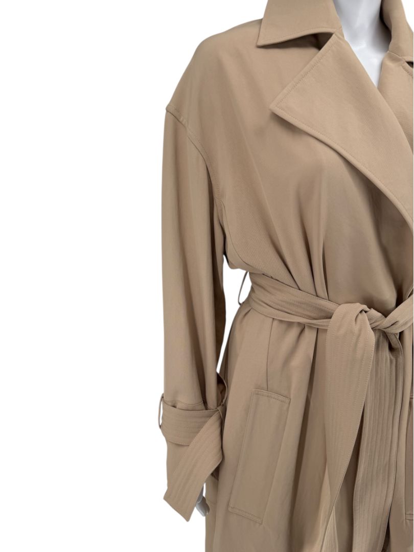 Victoria Beckham Camel Belted Trench Coat – Size US 6 / UK 10 / FR 38 / IT 42