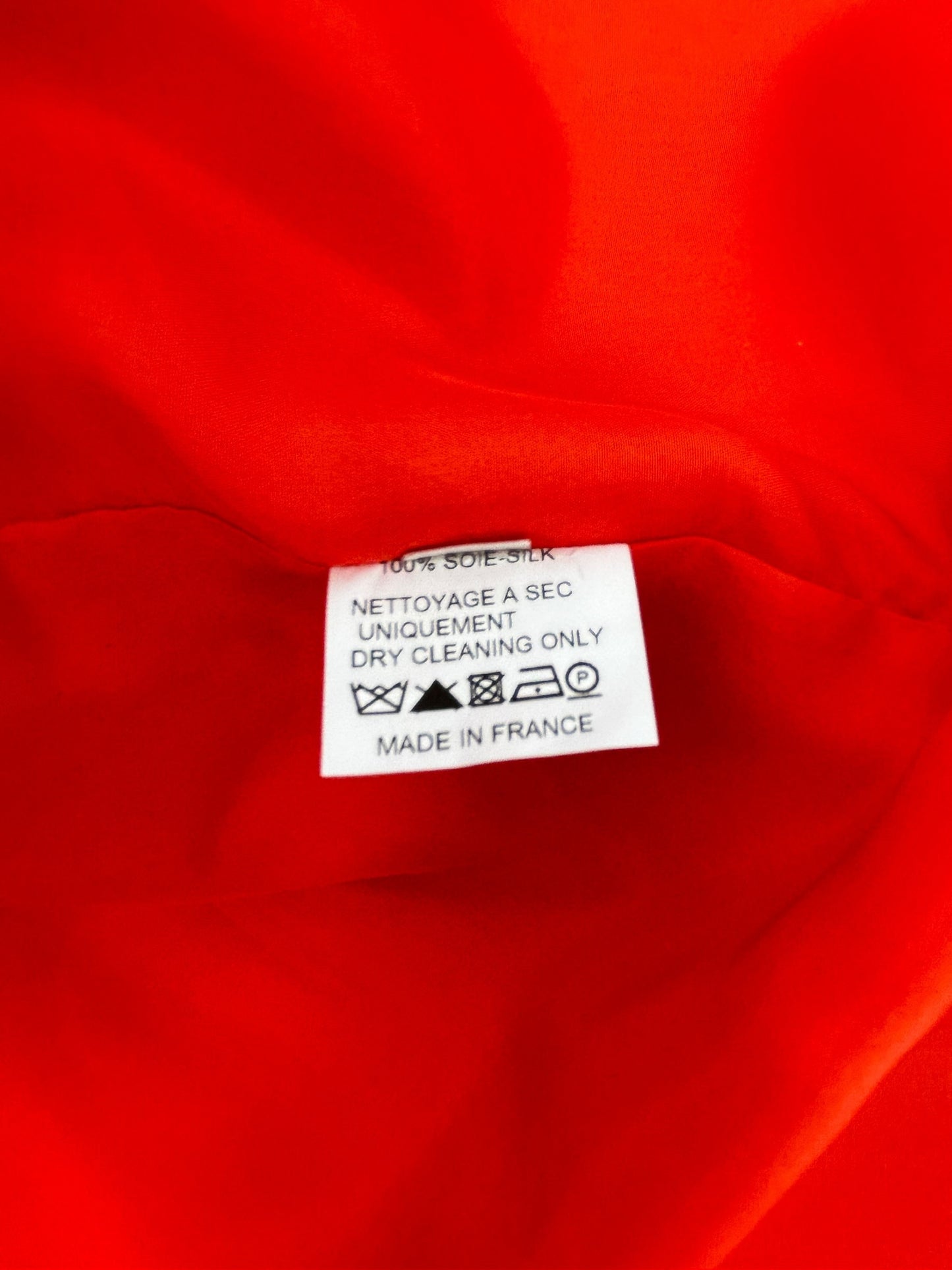 Lanvin 2009 Sculptural One-Shoulder Red Silk Dress – Large
