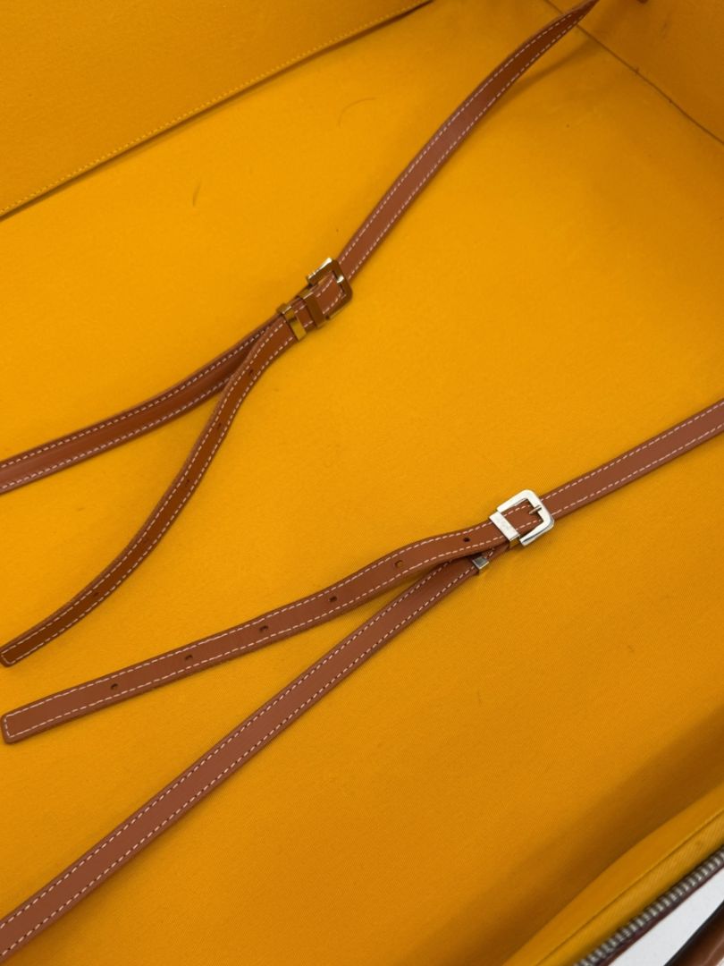 Goyard Goyardine Canvas Large Rolling Suitcase – 25.6" x 19.7" x 9.8"